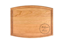 Load image into Gallery viewer, Momentum - Medium Modern Cherry Bar Board with Juice Groove