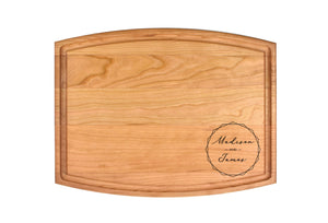 Momentum - Medium Modern Cherry Bar Board with Juice Groove