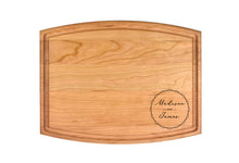Load image into Gallery viewer, Modern Medium Cherry Bar Board with Juice Groove