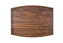 Load image into Gallery viewer, Momentum - Medium Modern Walnut Bar Board with Juice Groove