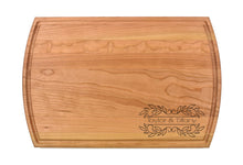 Load image into Gallery viewer, Large Modern Cherry Cutting Board with Juice Groove