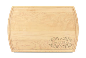 Intercap Lending - Large Modern Maple Cutting Board with Juice Groove