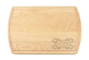 Large Modern Maple Cutting Board with Juice Groove