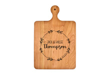 Load image into Gallery viewer, Solid Cherry Cutting Board with Rounded Handle