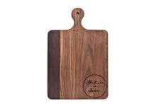 Load image into Gallery viewer, Momentum - Solid Walnut Cutting Board with Rounded Handle