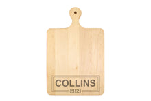 Load image into Gallery viewer, Prosperity Lending - Solid Maple Cutting Board with Rounded Handle