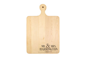 Prosperity Lending - Solid Maple Cutting Board with Rounded Handle