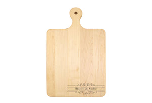 Prosperity Lending - Solid Maple Cutting Board with Rounded Handle