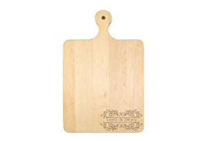 Momentum - Solid Maple Cutting Board with Rounded Handle