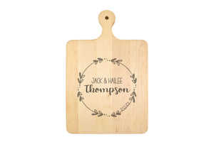 Momentum - Solid Maple Cutting Board with Rounded Handle