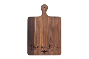 Momentum - Solid Walnut Cutting Board with Rounded Handle