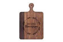 Load image into Gallery viewer, Momentum - Solid Walnut Cutting Board with Rounded Handle