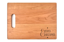 Load image into Gallery viewer, Medium Cherry Bar Board With Cutout Handle