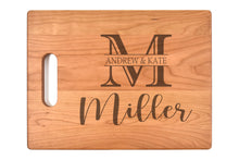 Load image into Gallery viewer, Medium Cherry Bar Board With Cutout Handle