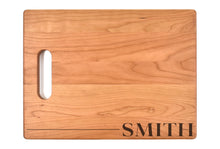 Load image into Gallery viewer, Momentum - Medium Cherry Bar Board With Cutout Handle