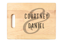 Load image into Gallery viewer, Medium Maple Bar Board With Cutout Handle