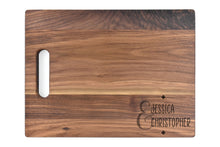 Load image into Gallery viewer, Medium Walnut Bar Board With Cutout Handle