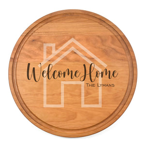 Neo Home Loans - Cherry Circle Board with Juice Grooves
