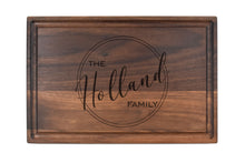 Load image into Gallery viewer, Rectangular Walnut Bar Board With Juice Grooves