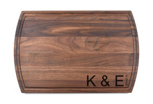 Load image into Gallery viewer, Momentum - Large Modern Walnut Cutting Board with Juice Groove