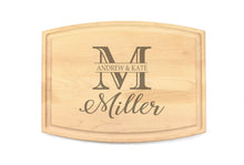 Load image into Gallery viewer, Momentum - Medium Modern Arched Maple Bar Board with Juice Groove