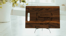 Load image into Gallery viewer, Intercap Lending - Large Walnut Chopping Board with Cutout Handle