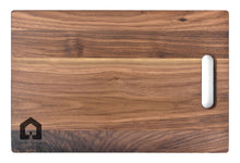 Load image into Gallery viewer, Intercap Lending - Large Walnut Chopping Board with Cutout Handle