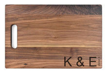 Load image into Gallery viewer, Momentum - Large Walnut Chopping Board with Cutout Handle