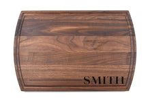 Load image into Gallery viewer, Neo Home Loans - Large Modern Walnut Cutting Board with Juice Groove