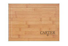 Load image into Gallery viewer, Prosperity Lending - Large Modern Bamboo Cutting Board with Juice Groove