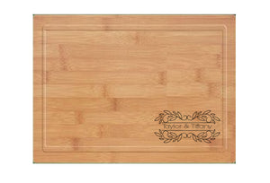 First Colony Mortgage - Modern Bamboo Cutting Board with Juice Groove
