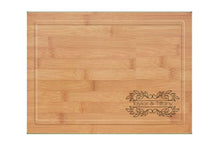 Load image into Gallery viewer, Large Modern Bamboo Cutting Board with Juice Groove