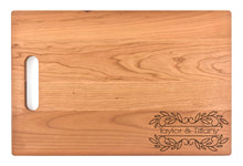 Load image into Gallery viewer, Prosperity Lending - Large Cherry Chopping Board with Cutout Handle